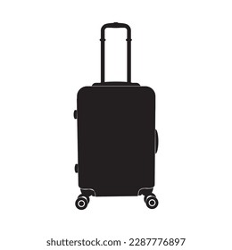 suitcase icon vector illustration symbol design