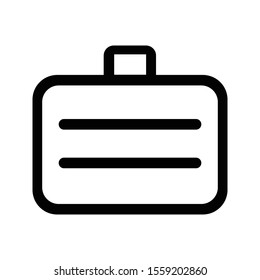 Suitcase Icon - Vector Image - EPS