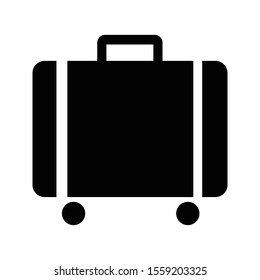 Suitcase Icon - Vector Image - EPS