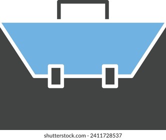 Suitcase icon vector image. Suitable for mobile application web application and print media.