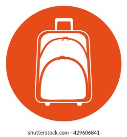 Suitcase icon. Vector images suitcase. icon Holidays. Vacation icon. Trip icon. icon Travel