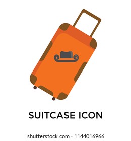 Suitcase icon vector isolated on white background for your web and mobile app design, Suitcase logo concept