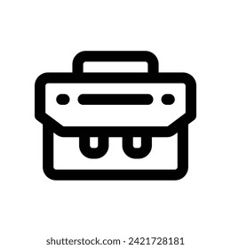 suitcase icon. vector line icon for your website, mobile, presentation, and logo design.