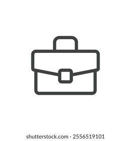 Suitcase icon Vector logo outline