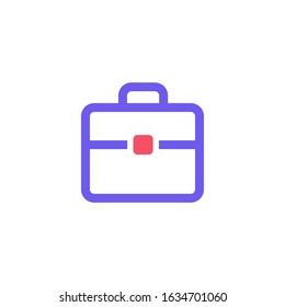 Suitcase Icon Vector logo template