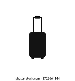 Suitcase icon vector. Luggage sign