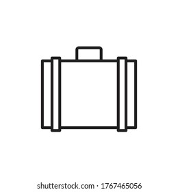 suitcase icon vector sign symbol