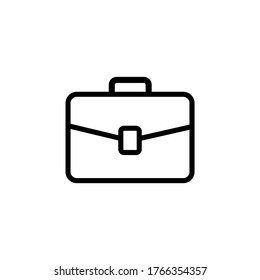Suitcase icon vector simple design