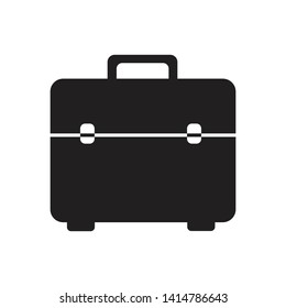 suitcase icon vector solated on white background illustration