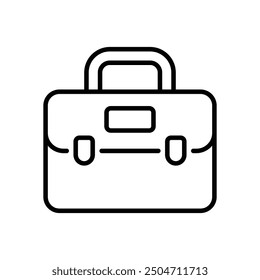 Ilustración de stock de Vector de icono de maleta
