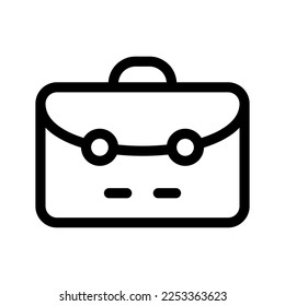Suitcase Icon Vector Symbol Design Illustration