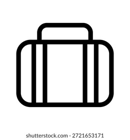 Ilustración de diseño de símbolo de Vector de icono de maleta