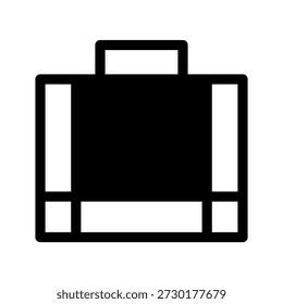 Ilustración de diseño de símbolo de Vector de icono de maleta