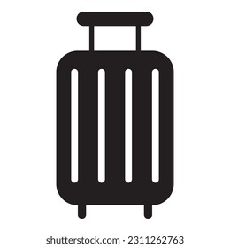 suitcase icon vector template illustration logo design