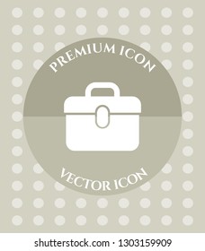Suitcase Icon for Web. Application, Software & Graphic Design.