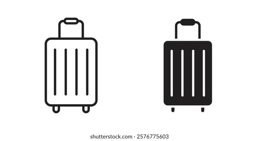 Suitcase icons pack for ui designs