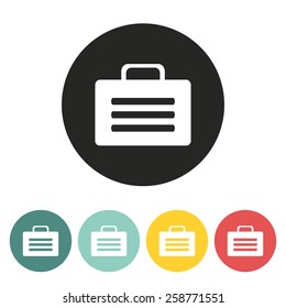 Suitcase icon.Vector illustration.