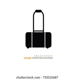 suitcase icon.vector illustration.