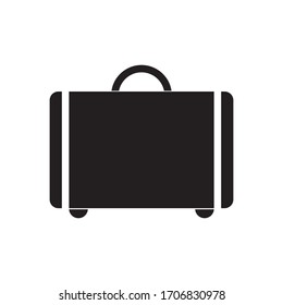 suitcase illustration icon logo vector