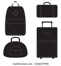 Suitcase illustration. Vector