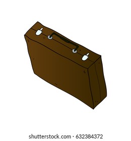 Suitcase isolated minimal single flat icon