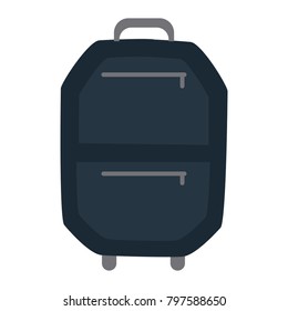 Suitcase isolated symbol