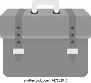 Suitcase isolated vector illustration