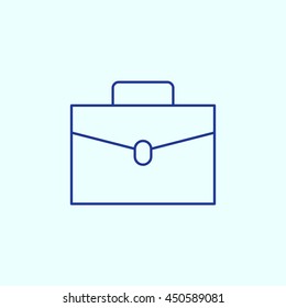 Suitcase Line icon. Eps-10.