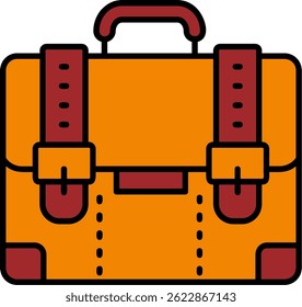 Suitcase Line vector Icon Design
