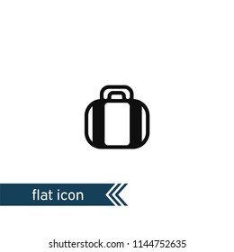 Suitcase, luggage, bag, briefcase vector icon