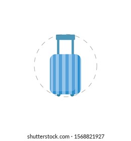 suitcase or luggage colorful vector flat icon. suitcase or luggage colorful vector flat icon. suitcase or luggage colorful vector flat icon. 