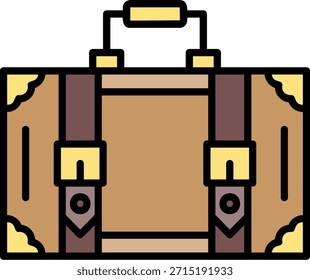 Suitcase Novo Design de Ícones Criativos Vetoriais