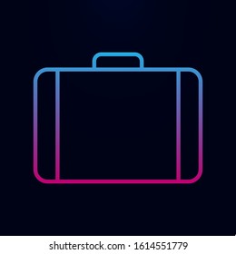 Suitcase nolan icon. Simple thin line, outline vector of web icons for ui and ux, website or mobile application
