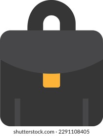 suitcase office Vector Flat Illustration
