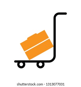 Suitcase On Trolley
