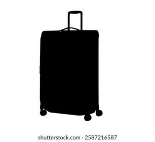 suitcase on a white background,