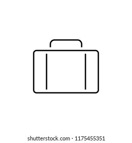 suitcase outline icon