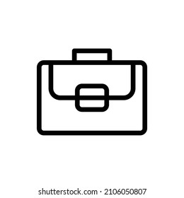 Suitcase Outline Icon. Suitcase Icon