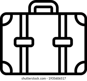 Icono de esquema de maleta para su sitio web y otro contenido