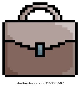 Elemento virtual Pixel maletín para juego o gráficos