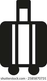 A suitcase is a portable, typically rectangular container used to store clothing and personal items while traveling. It features handles, zippers, and wheels for easy transport.