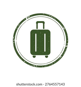 suitcase seal
Vector seal stamp on a white background