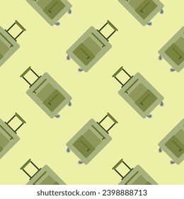 suitcase seamless pattern vector illustration. Suitable for backgrounds, wallpapers, fabrics, textiles, wrapping papers, printed materials, and many more.