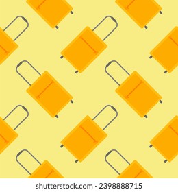 suitcase seamless pattern vector illustration. Suitable for backgrounds, wallpapers, fabrics, textiles, wrapping papers, printed materials, and many more.