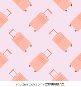 suitcase seamless pattern vector illustration. Suitable for backgrounds, wallpapers, fabrics, textiles, wrapping papers, printed materials, and many more.