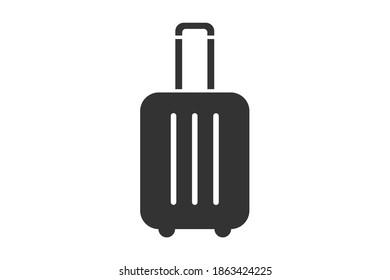 Maleta. Icono simple. Elemento de estilo plano para el diseño gráfico. Ilustración del vector EPS10