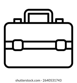 Suitcase Simple Vector Icon Collection