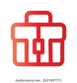Koffer mit Farbverlauf-Symbol