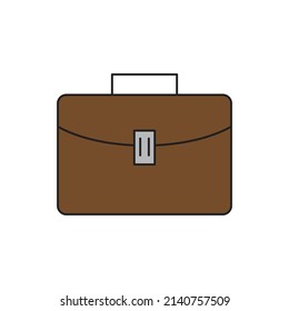 suitcase for symbol icon website presentation