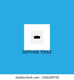 suitcase tools icon sign signifier vector